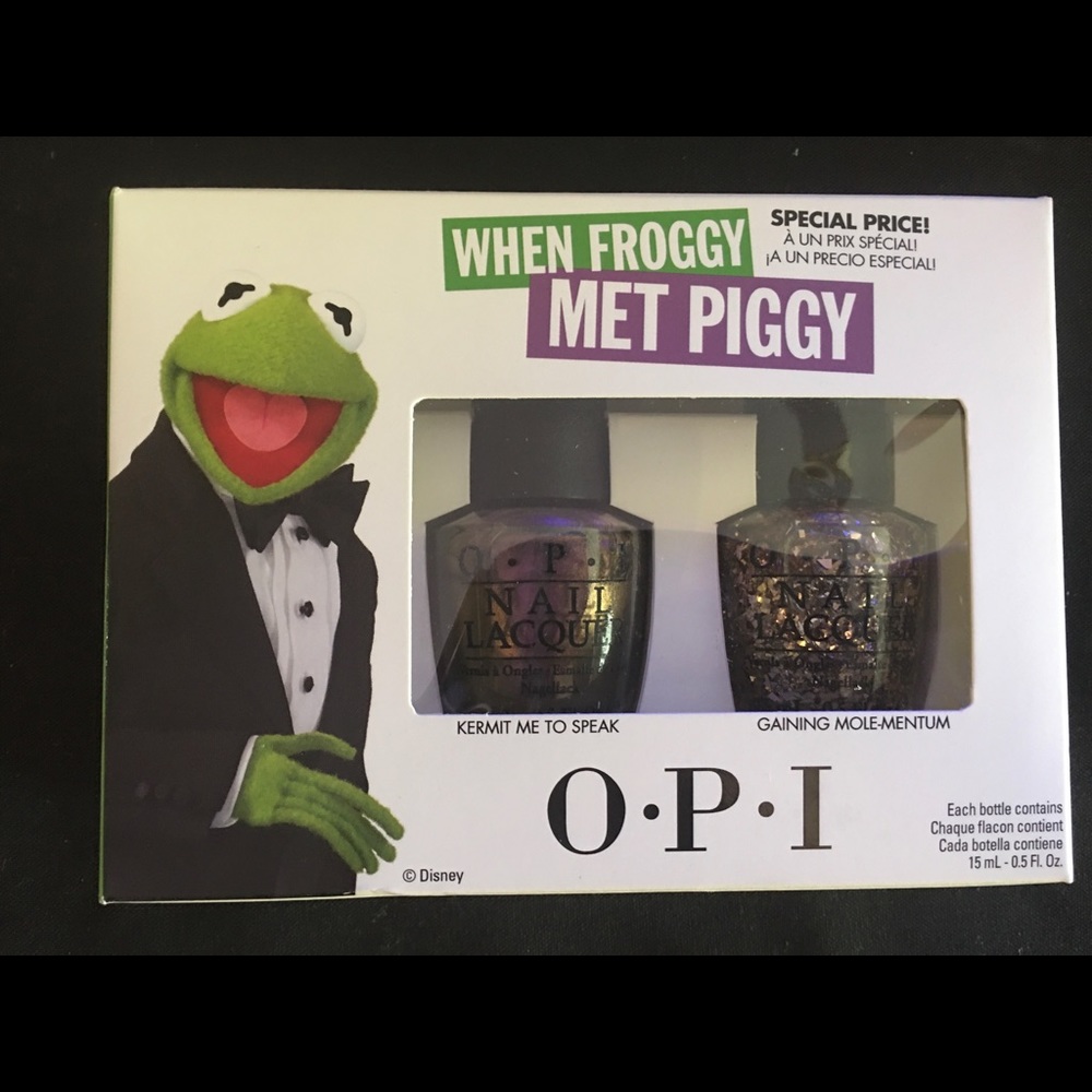 When froggy met piggy by OPI and by DISNEY